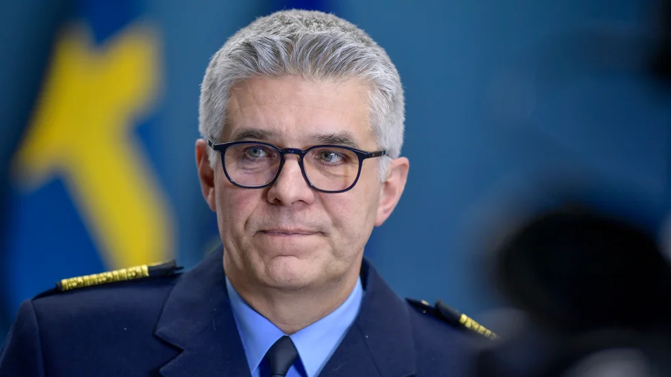 Rikspolischef Anders Thornberg beskriver läget i Sverige som synnerligen allvarligt när det dödliga våldet ökar, men ser också nya möjligheter att vända utvecklingen. Arkivbild.