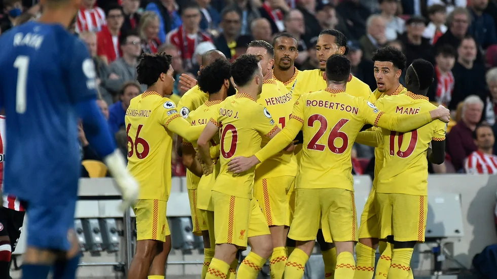 Liverpool tog en poäng borta mot Brentford.