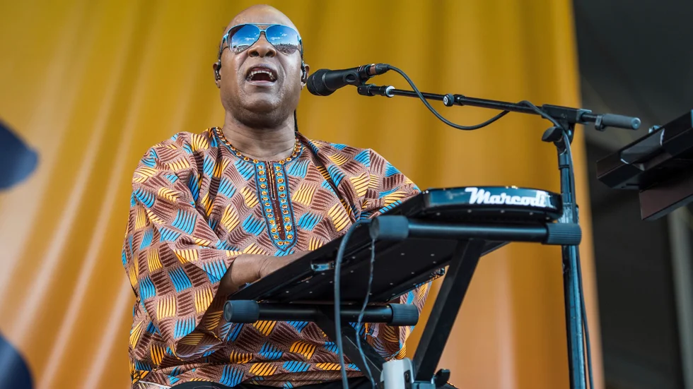 Stevie Wonder släppte under söndagsmorgonen ny musik på musikeventet ”Global citizen live". Arkivbild.