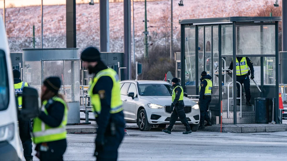Kivnnan stoppades av tullare på Öresundsbron. Då valde hon att försöka att fly. Arkivbild.