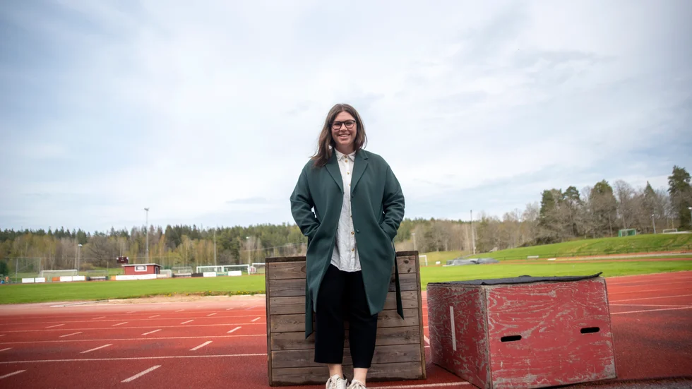 Lizzie Örn Sagrelius är hemvändaren som börjat ett nytt jobb som fritidsutvecklare på Finspångs kommun.
