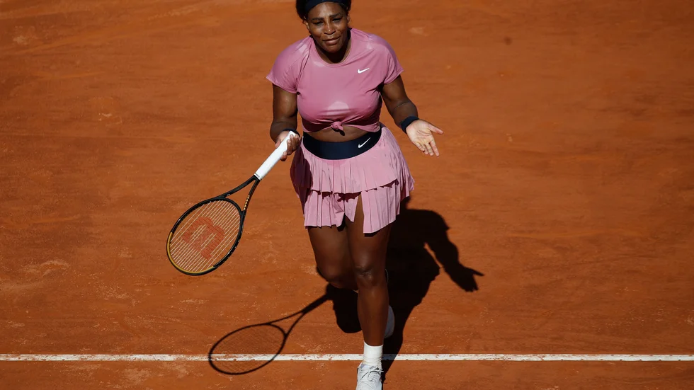 Serena Williams förlorade i sin 1000:e WTA-match.