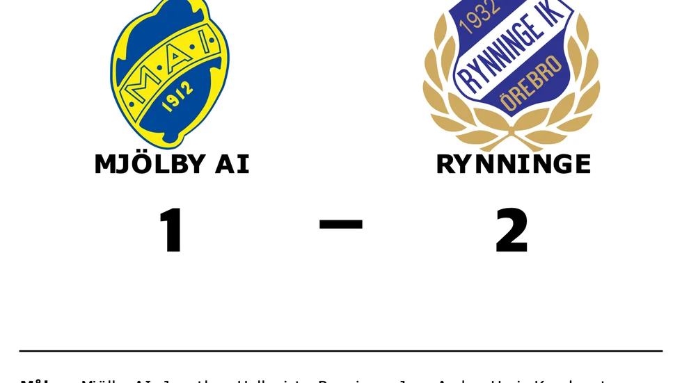 Mjölby AI förlorade mot Rynninge