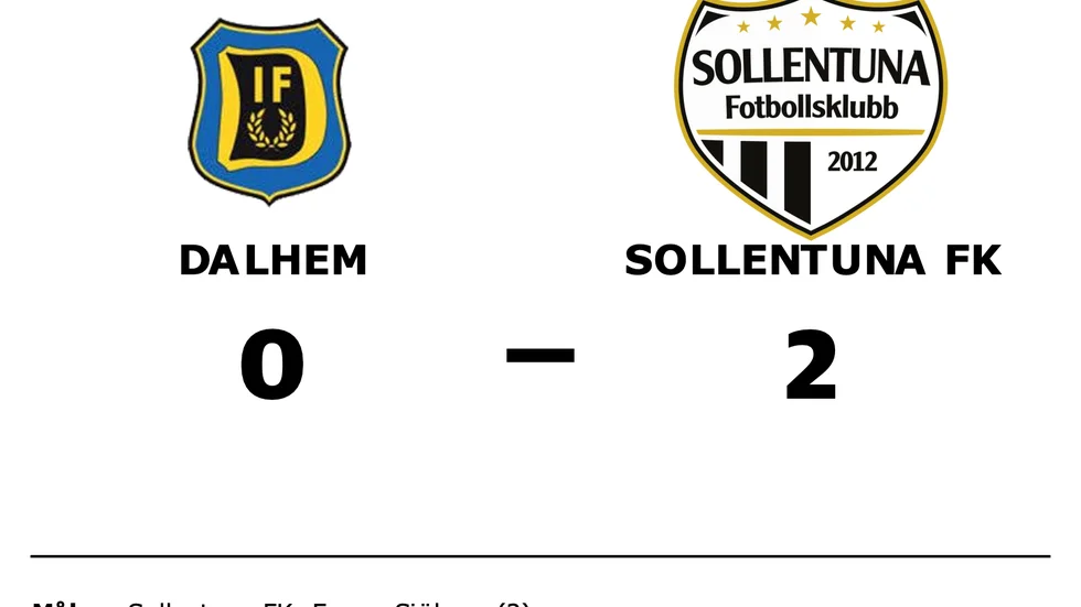 Dalhem förlorade mot Sollentuna FK