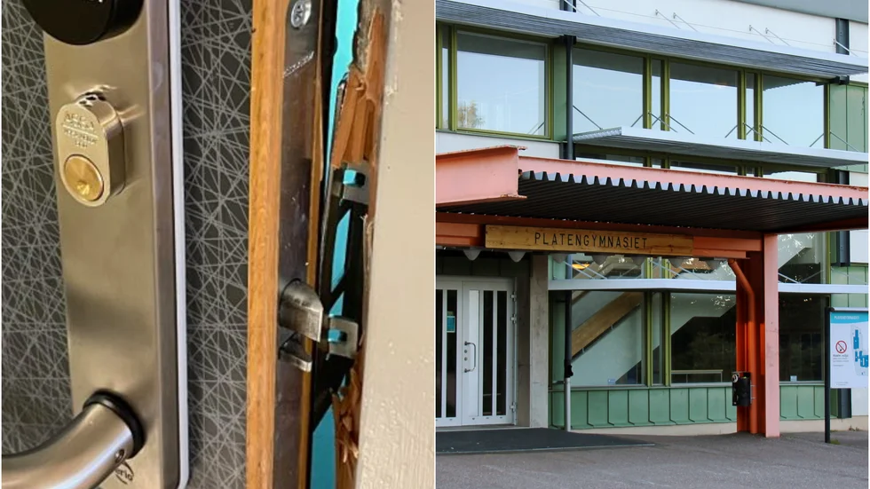 Inbrottet på Platengymnasiet olöst. På skolan pågår arbetet med säkerhet för framtiden.