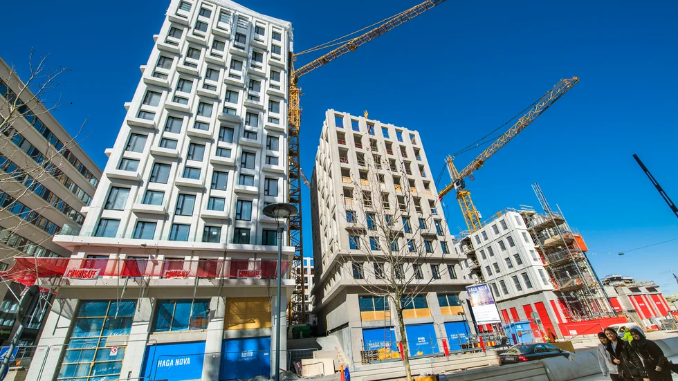 Bostadsbyggandet ökar, men behovet av nya bostäder kommer att vara fortsatt stort flera år framöver. Arkivbild.
