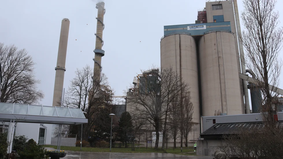 Cementas fabrik i Slite.