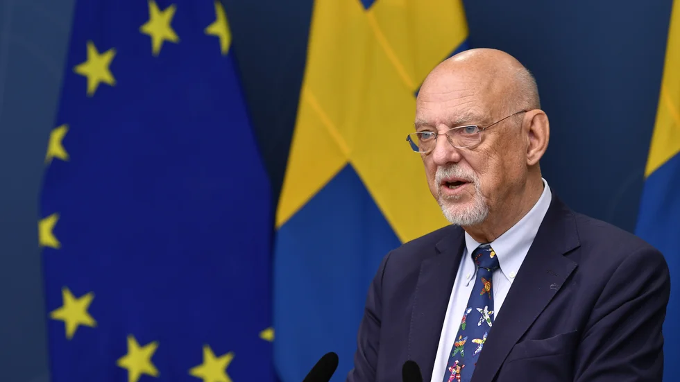 EU-minister Hans Dahlgren hoppas att EU-parlamentet snabbt kan hålla en slutlig omröstning för att formellt godkänna vinterns handelsavtal med Storbritannien. Arkivfoto.