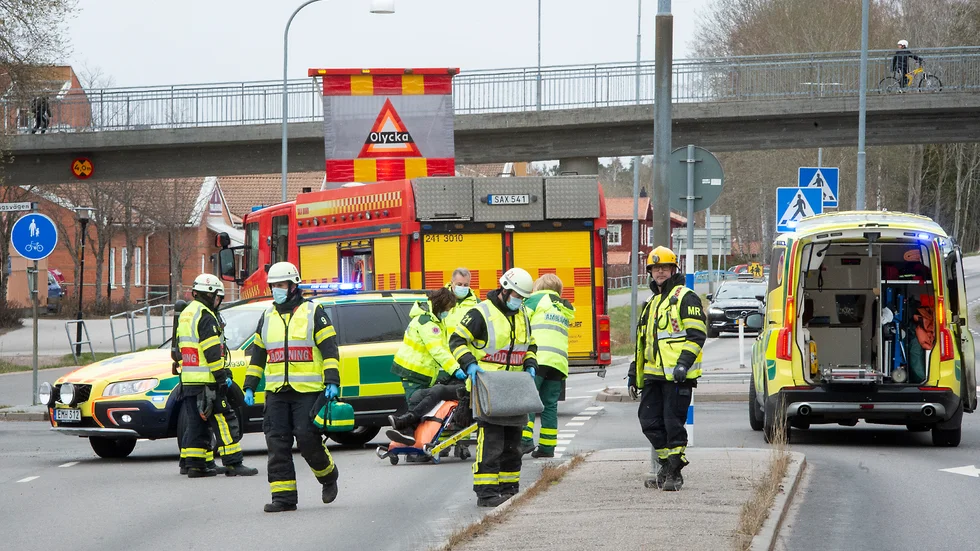 Örstigsleden stängdes delvis av en kortare stund.