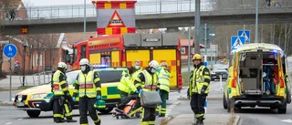 MC-förare i krasch – bilist smet efter olyckan
