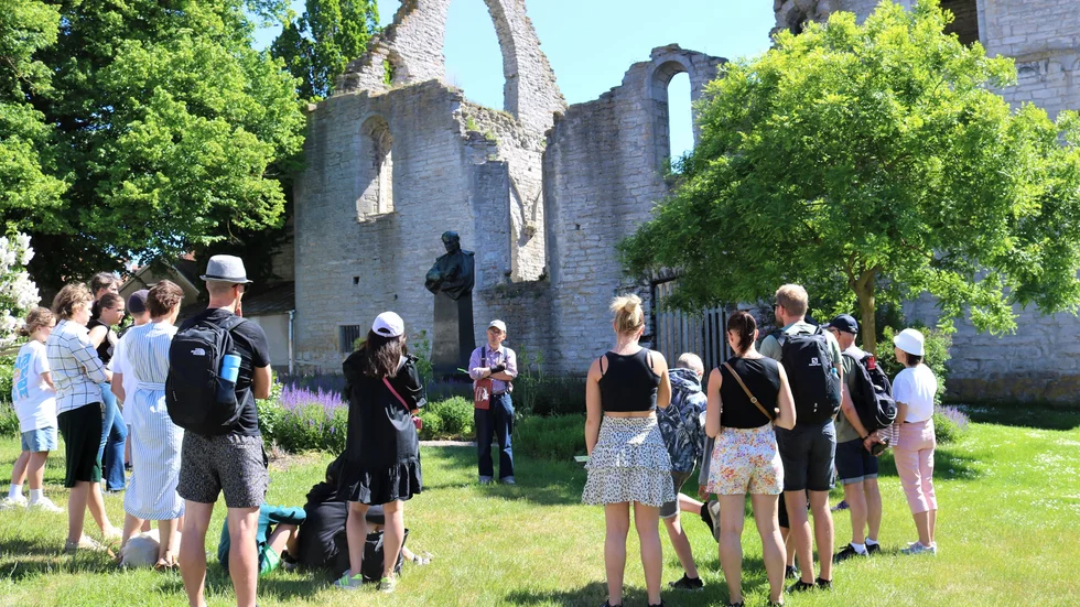 Gotlands museum satsar på nytt koncept. Konstjogg ska kombinera friskvård och konst för att visa några av Visbys kulturskatter.