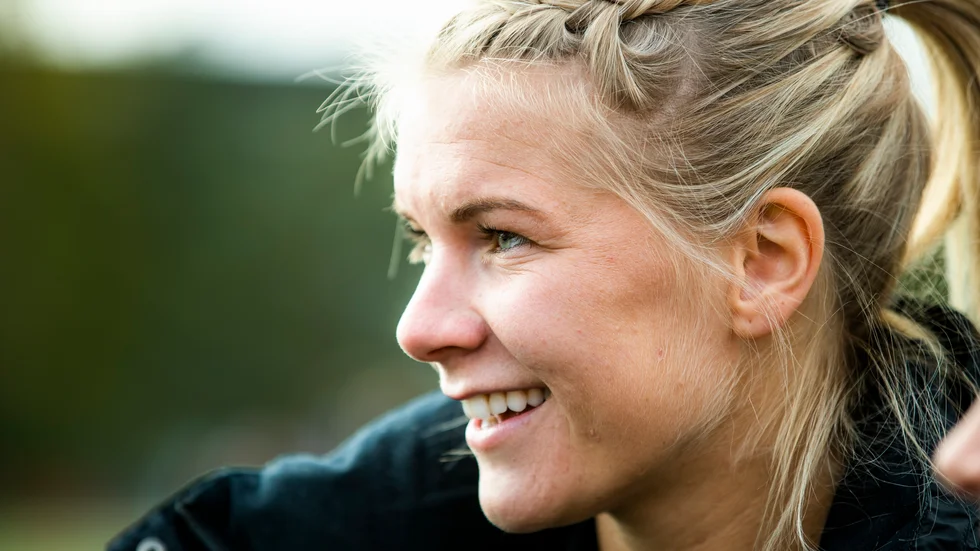 Ada Hegerberg är tillbaka. Arkivbild.