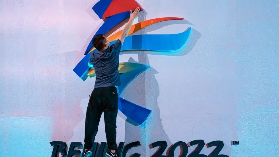 OS i Peking avgörs i februari 2022. Arkivbild.