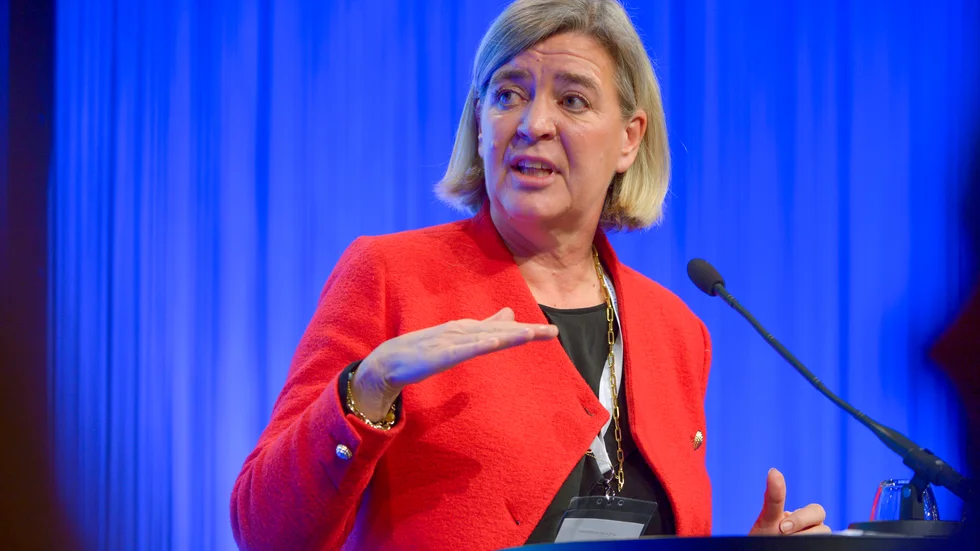 Riksrevisor Helena Lindberg menar att staten har ett ansvar att bedriva tillsyn när patientinformation digitaliseras. Arkivbild.