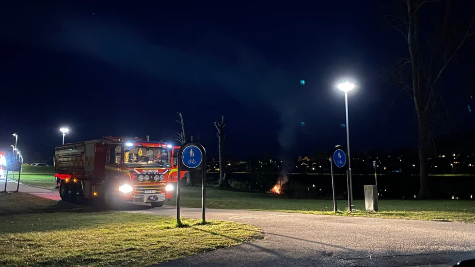 Räddningstjänsten ryckte ut till Hackefors på fredagskvällen.