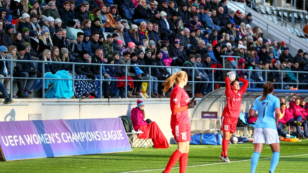 LFC mot Manchester City i Champions league våren 2018.