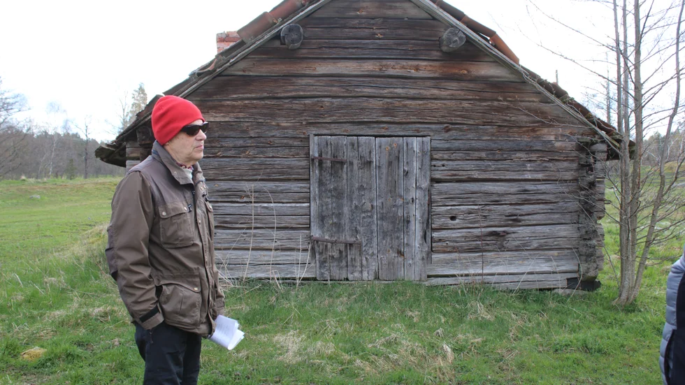 Finspång Den här smedjan från 1600-1700-talet är Lämmetorps äldsta bevarade hus, enligt Göran Andersson. Sidan