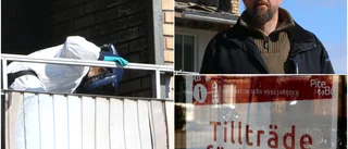 Domen efter besiktningen – kan dröja ett år innan man kan flytta in igen • Polisens tekniska undersökning påbörjad