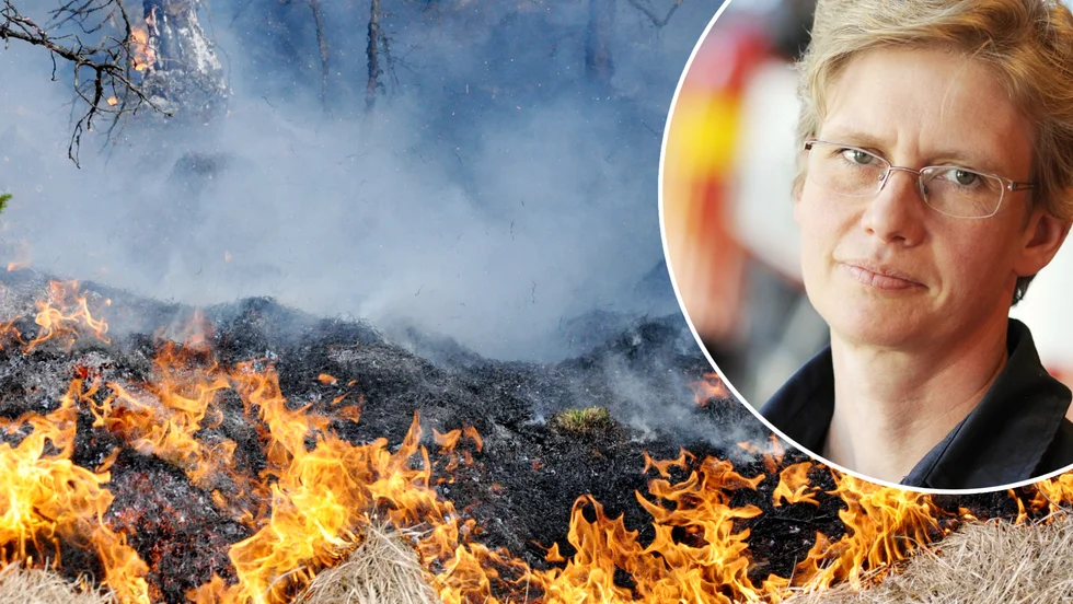 Eskilstuna och Strängnäs hade flest gräsbränder i fjol. Men det var inget år som stack ut menar Camilla Dahlén, räddningschef i Eskilstuna.