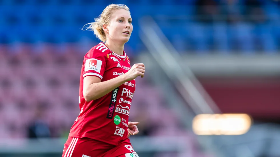Fanny Andersson var besviken efter förlusten mot Kristianstad. 