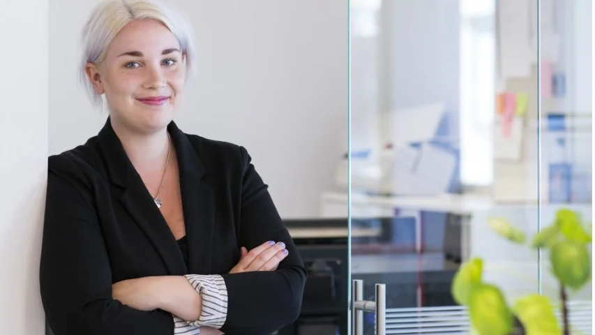 Sara Lundberg, kundservicechef på Skebo.