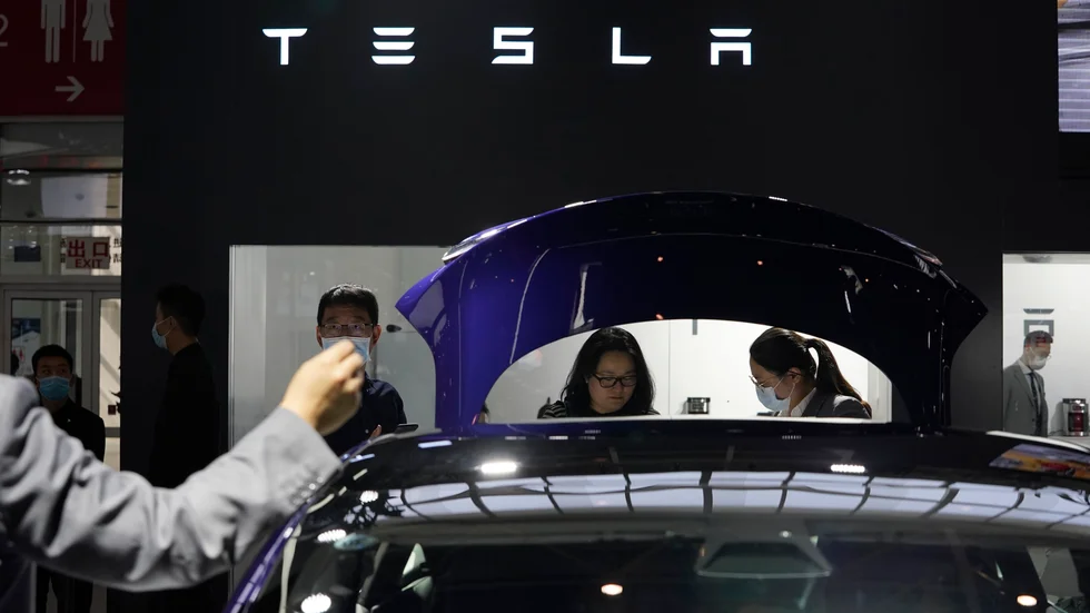 Tesla gick med 1,1 miljarder dollar i vinst förra kvartalet. Arkivbild.