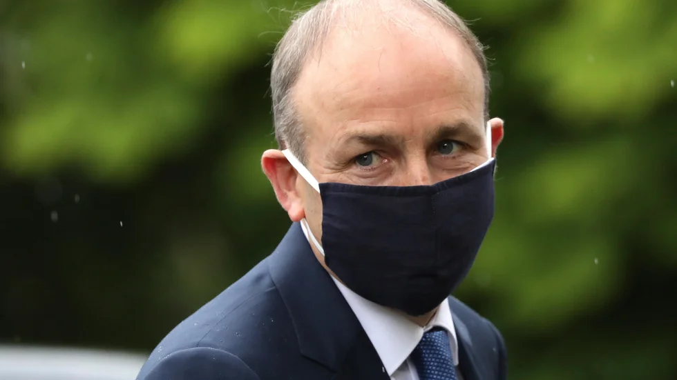 Irlands premiärminister Micheál Martin kan konstatera att hans land nu toppar statistiken över flest nya covid-19-fall per 100|000 invånare i EU. Arkivfoto.