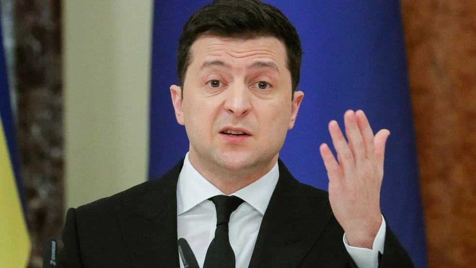 Ukrainas president Volodymyr Zelenskyj. Arkivbild.