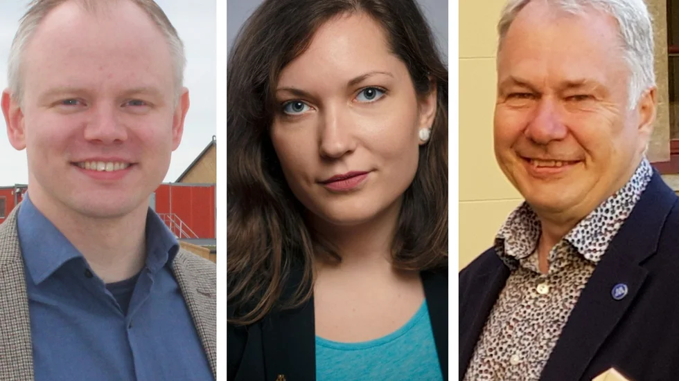 Erik Östman, Linnea Jägestedt och Fredrik Lundén är tre av nio moderata politiker i Linköping som siktar mot riksdagen.