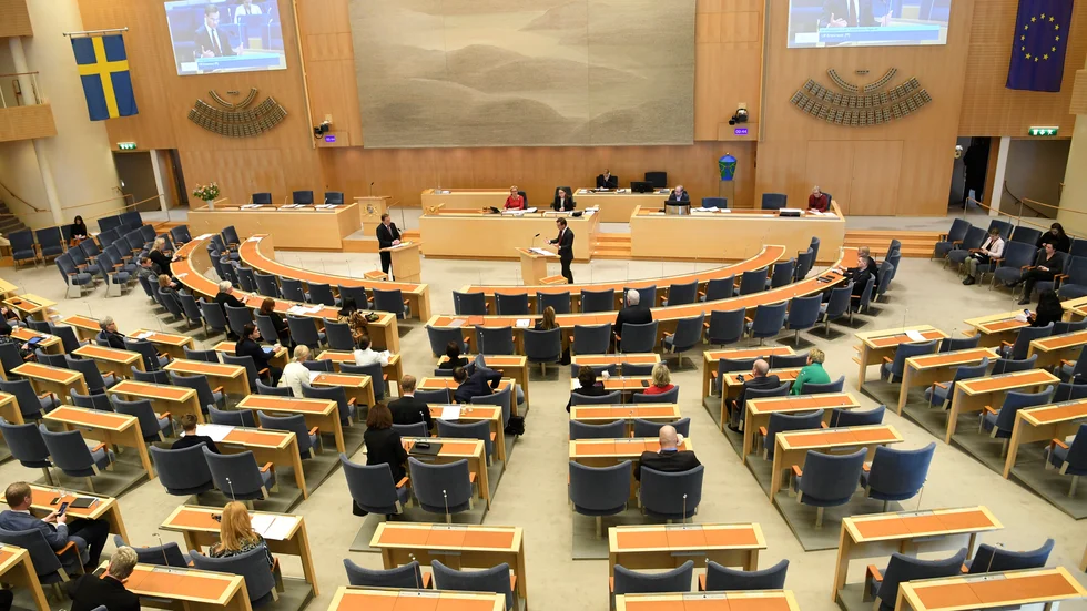 Flera länder i olika världsdelar har nu en högre kvinnlig representation i parlamentet än Sverige. Arkivbild.