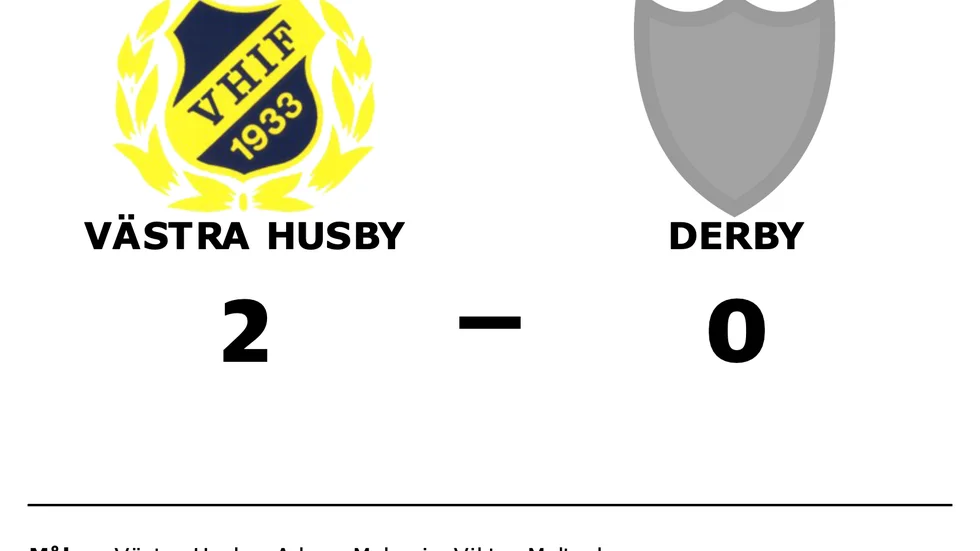 Västra Husby vann mot Derby