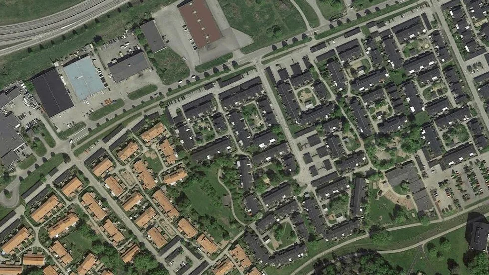 Området kring Emil Hedelius Gata 24