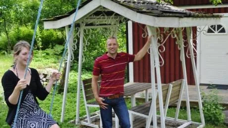 Janet Vloothuis och Stefan Schouten upplever ett rejält uppsving på sin uthyrningsverksamhet. Fler holländare vill hyra hus i Loftahammarsområdet än någonsin.Foto: Henrik Hultqvist
