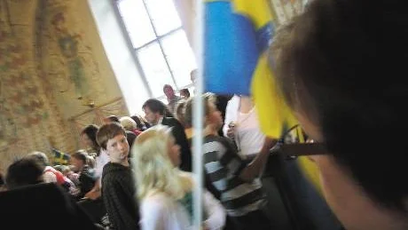 Skolavslutning i kyrkan eller inte är ingen stor fråga i Västerviks kommun.Foto: Scanpix