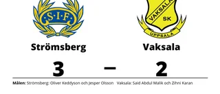 Seger för Strömsberg mot Vaksala i spännande match