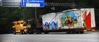 Tivolivagn satte stopp för infarten