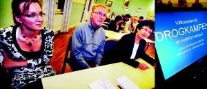 Politiker drabbade samman i drogkamp