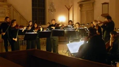 Camerata Nordica i Lofta kyrka i lördags.  När får vi höra dessa stråkvirtuoser i Västervik?