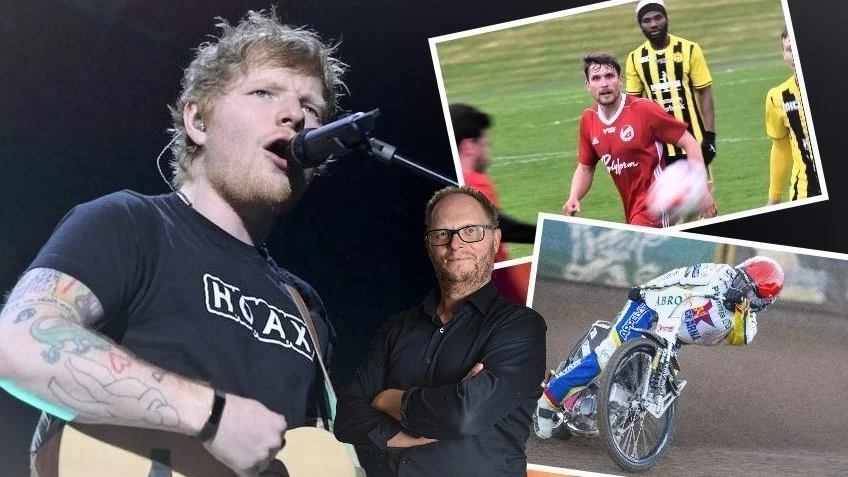 Torbjörn Allvin krönikerar om Ed Sheeran, Djursdala mot Gullringen och Dackarnas styrkebesked mot Piraterna.
