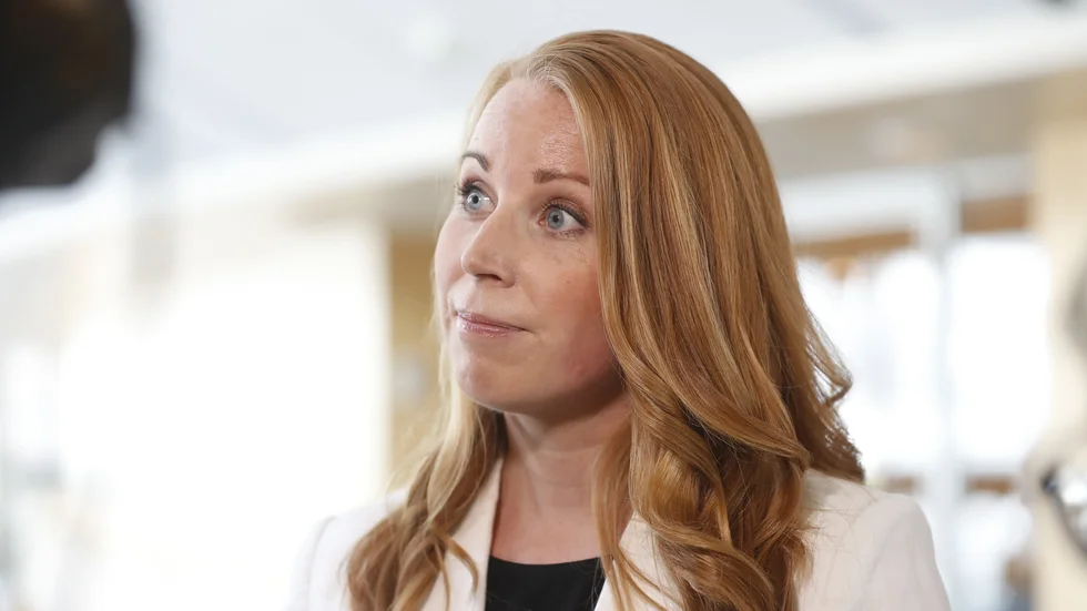 Centerledaren Annie Lööf. Arkivbild.