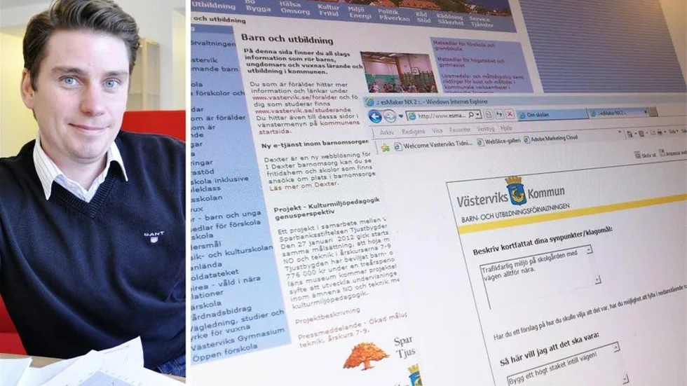 Esbjörn Grandalen ser systemet med klagomålshantering som ett komplement till samtal och enkäter. Men helst skulle han ön ska att problemen löstes där de uppstår.
