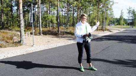 Anki Nilsson från Trivselhus känner sig uppleva en vändning i intresset för att bygga småhus. Foto: Henrik Hultqvist