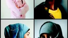 Fotobok om slöjor.  Nyfikenheten drev Elin Berge att göra en fotobok och utställning om slöjor.  Foto: Elin Berge