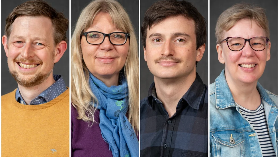 Neil Ormerod, Cecilia Viklund, Viktor Waldau och Jenny Parkert (samtliga V) efterlyser en jämlik vård.