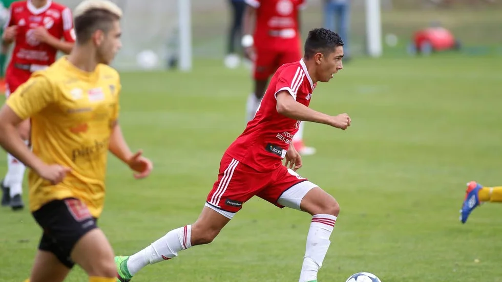 Danilo Al Saed gjorde ett av Håbo FF:s mål mot Karlberg.