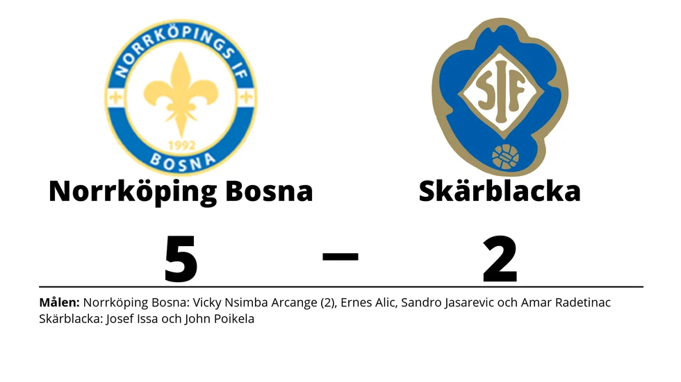Norrköpings IF Bosna vann mot Skärblacka IF