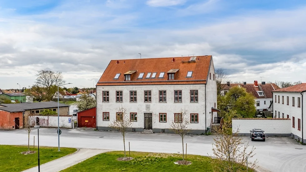 Gamla polishuset på Tingsåkersgatan i Hemse.
