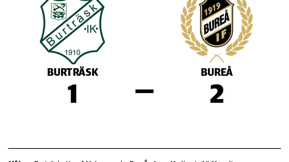 Burträsk förlorade mot Bureå