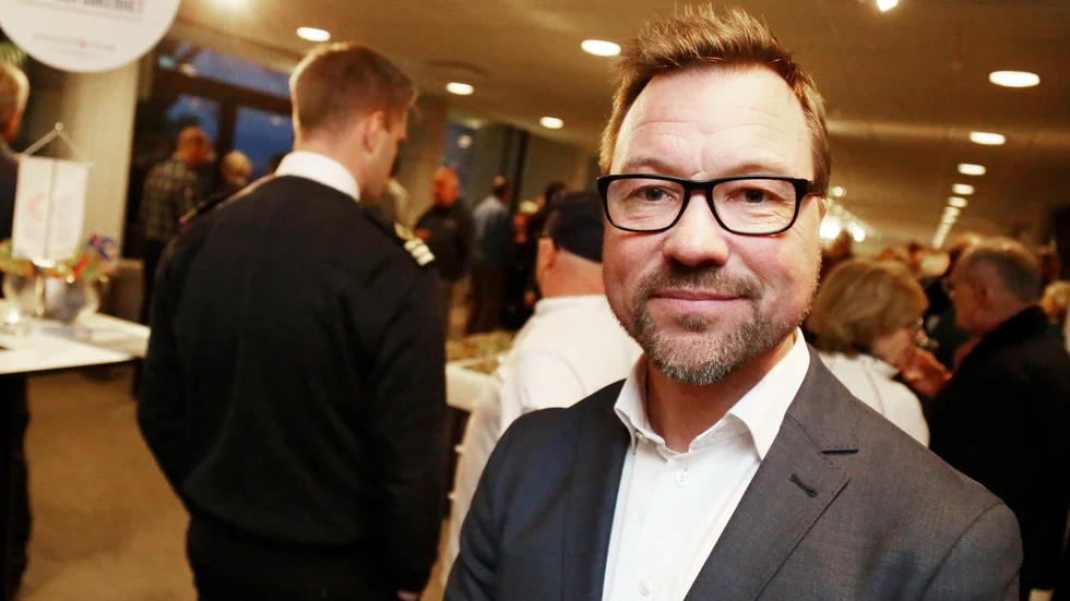 Håkan Johansson,  vd för Rederi AB Gotland.