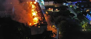 Brand i Linköping misstänks vara anlagd